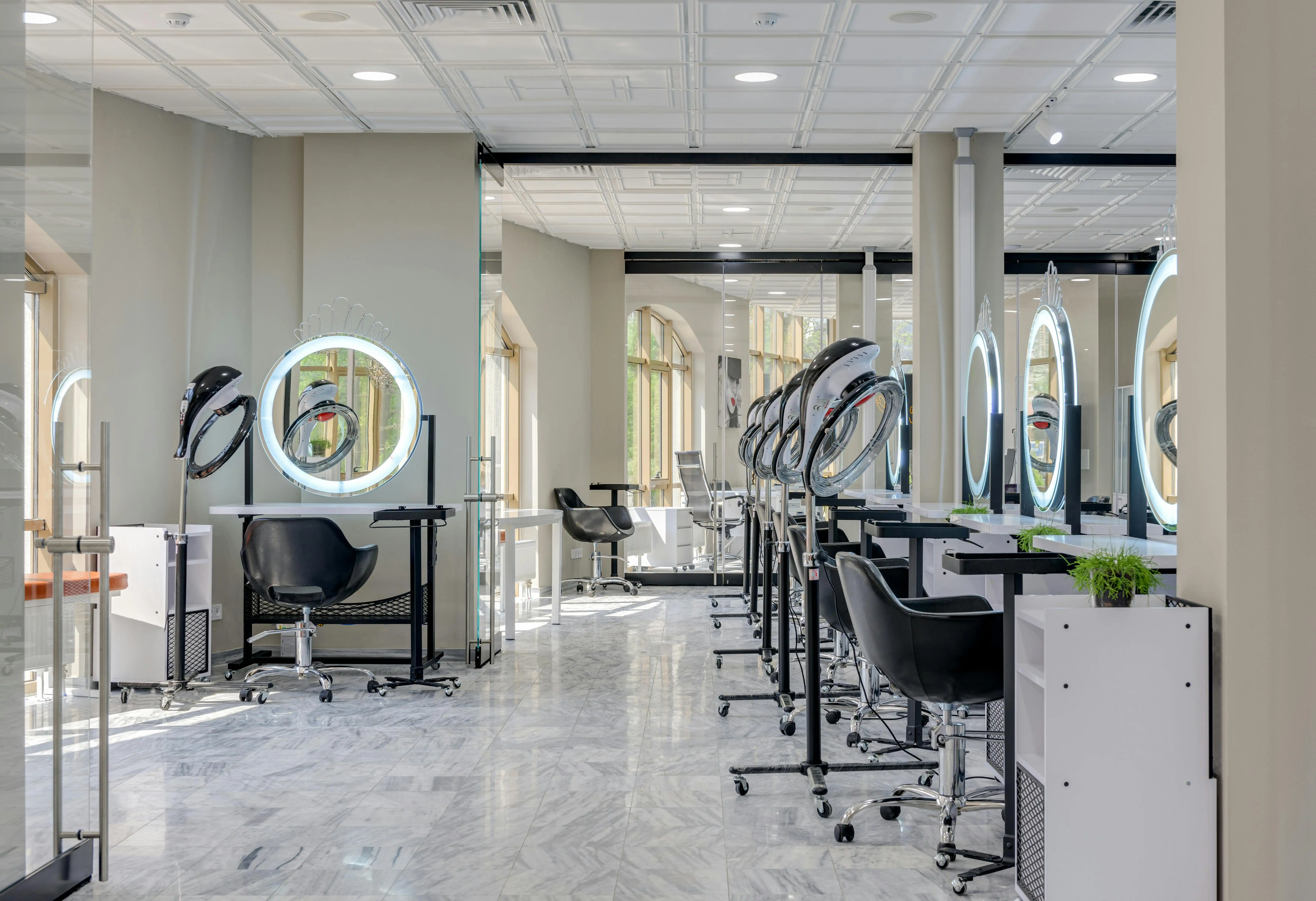 Solar Hair Salon Background